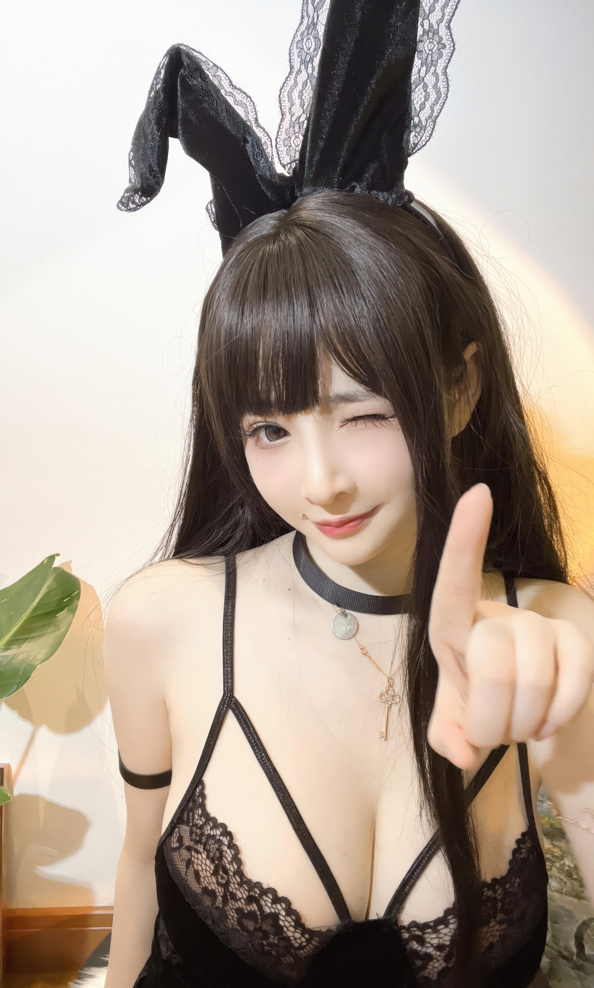 图片[1]-叉子宝宝 – NO.018 舰长图 蕾丝兔女郎[17P]-XikXak